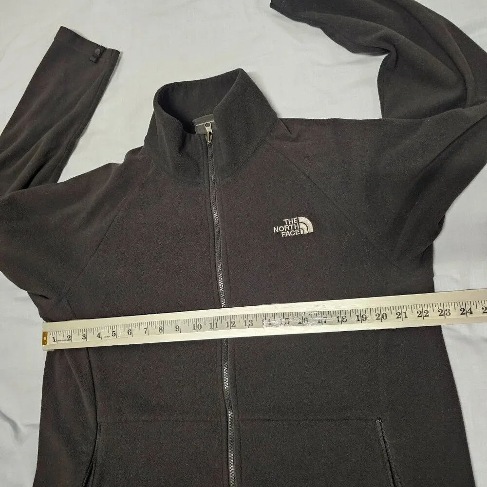 The North Face Full Zip Fleece Jacket Men Size L Black